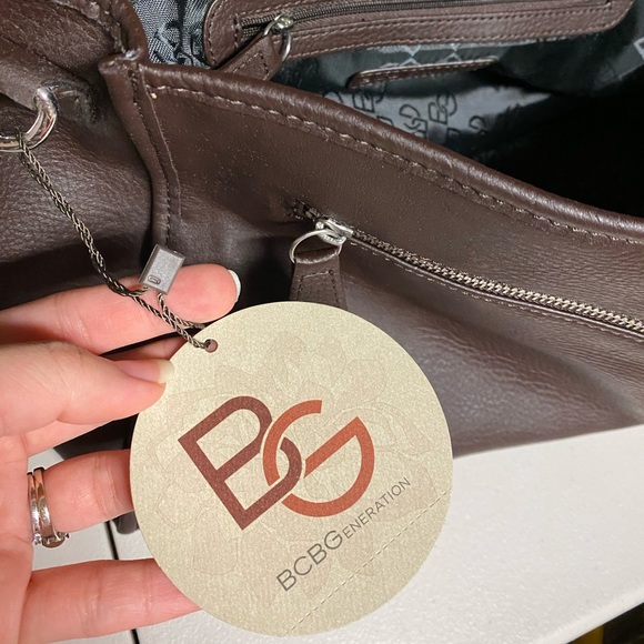 💯 BCBGeneration leather computer shoulder bag - Picture 4 of 6